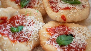 PIZZETTE FRITTE  MONTANARE  Buono Facile Veloce [upl. by Anema813]