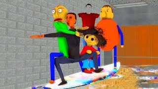 Baldi Goes Surfing SFM Baldis Basics [upl. by Loats659]