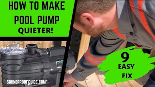 8 Easy Ways To Make a Loud Pool Pump Quieter [upl. by Glimp103]