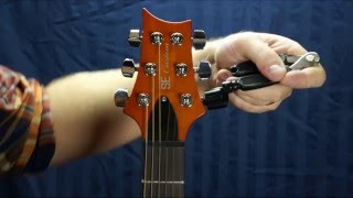 How to Change Electric Guitar Strings PRS Method [upl. by Wasserman]