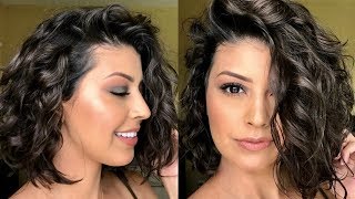 How To Style Short WavyCurly Hair [upl. by Errised]