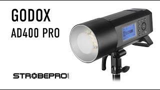 Godox AD400 Pro TTL Battery Strobe  Complete Walkthrough [upl. by Martineau]