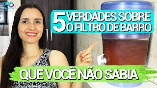 ÁGUA ALCALINA FATOS sobre o FILTRO DE BARRO que NÃO TE CONTAM  É bom ou não é [upl. by Viridi]