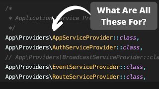 Laravel Service Providers All You Need to Know [upl. by Alissa]