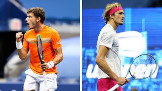 Pablo Carreno Busta vs Alexander Zverev Extended Highlights  US Open 2020 Semifinal [upl. by Ahsiruam106]