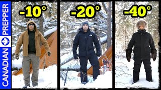 3 Levels of Cold Weather Clothing Cool Cold and Extreme [upl. by Aneej]