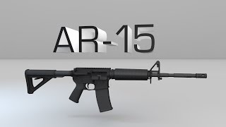 How An AR15 Rifle Works Part 1 Components [upl. by Cowen46]