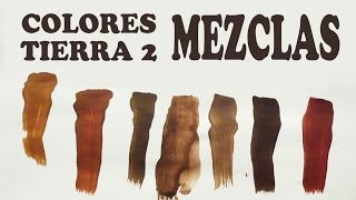 EL MARRÓN MEZCLAS EXACTAS COLORES TIERRA 22 [upl. by Grishilde]