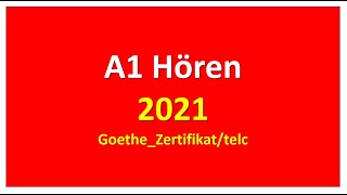 Start Deutsch A1 Hören modellsatz 2021 mit Lösungen  Sample paper  Vid  13 [upl. by Celisse472]