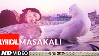 Lyrical Masakali  Delhi 6  Abhishek Bachchan Sonam Kapoor  AR Rahman  Mohit Chauhan [upl. by Bruce321]