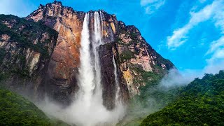 Worlds highest Waterfall  the most beautiful Angel Waterfalls of Venezuela [upl. by Akemat605]