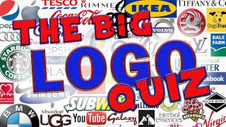 THE BIG LOGO QUIZ Can you guess all the logos [upl. by Nikki757]