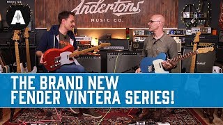 Fender Vintera Series  First look at the New Vintage Inspired Range [upl. by Gora771]