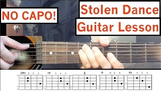 Milky Chance  quotStolen Dancequot Guitar Tutorial Easy Lesson [upl. by Nera]