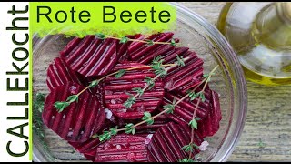 Rote Bete aus dem Backofen  Bester Geschmack und Farbe  Rezept [upl. by Sanjiv165]