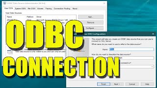 ODBC CONNECTION [upl. by Rimisac]