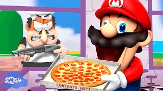 SMG4 Mario Opens a Pizza Shop [upl. by Aldon691]