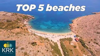 Island Krk  TOP 5 beaches [upl. by Nuawaj]