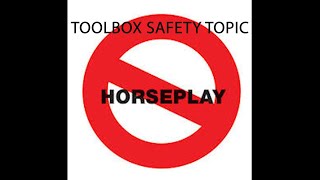 Toolbox Safety Topic Horseplay [upl. by Oiralih]