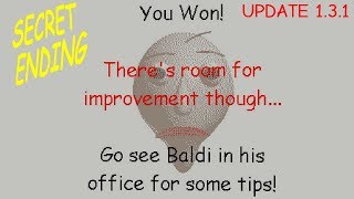 Secret Ending Wrong answers only   Baldis Basics in Education and Learning v131 [upl. by Groark]