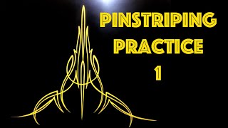 Pinstriping Practice session 1 [upl. by Eudo208]