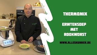 Thermomix erwtensoep met rookworst [upl. by Annirac]