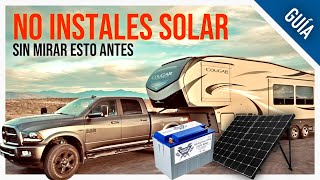 NUESTRA EXPERIENCIA 🔋 BATERIAS de LITIO para Paneles Solares para RV Casas Rodantes y Autocaravanas [upl. by Jo]