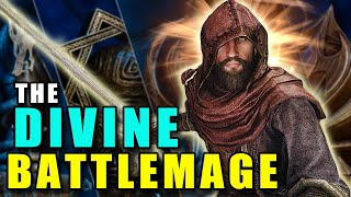 Skyrim SE Builds  The Divine Battlemage  Sword amp Staff Modded Build [upl. by Ahsym]