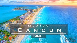 Cancún Mexico 🇲🇽  by drone 4K [upl. by Shelba]