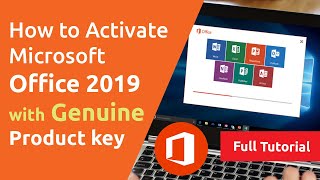 Activate Microsoft office 2019 with Genuine Product Key [upl. by Latsyrc]