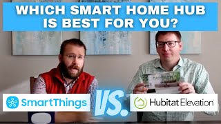 SMARTTHINGS vs HUBITAT  Which smart home hub is best for you [upl. by Tybi]