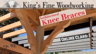 93  DIY Wooden Architectural Knee Braces or Wood Corbels [upl. by Sane408]