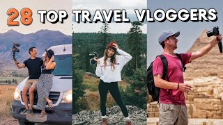 28 TOP TRAVEL VLOGGER channels to follow [upl. by Medrek]