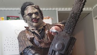 Leatherface 2003 Badman Costume Sneak Peek [upl. by Naujahs]