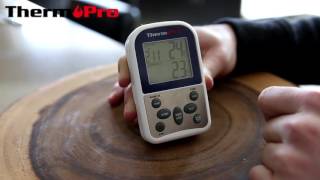 ThermPro TP 12 Digital Wireless Thermometer Introduction [upl. by Jocko]