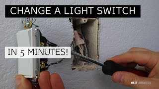 How To Change A Lightswitch [upl. by Whitaker891]