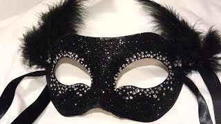 Masquerade Mask quot Night Skyquot DIY [upl. by Vigen]