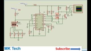 TL494 PWM Circuit on Proteus Simulation [upl. by Einal]