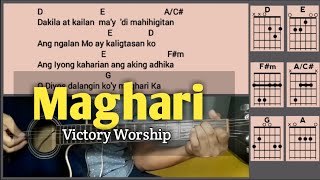 Maghari  Victory Worship Chords w Lyrics cover [upl. by Aohsoj]