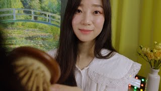 Soothing Hair Brushing amp Scalp Massage💛 ASMR [upl. by Ayekam]