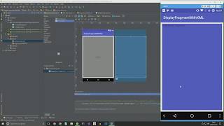 How to add fragment to activity xml method Android Studio [upl. by Asaeret190]