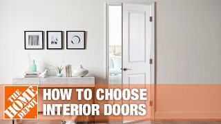 Types of Interior Doors  The Home Depot [upl. by Enyahc]