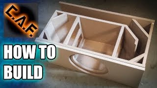 How to Build a Subwoofer Box [upl. by Ativahs]