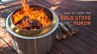 How to Light The Solo Stove YUKON [upl. by Sharos445]