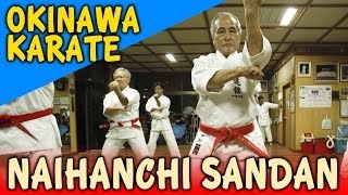 NAIHANCHI SANDAN  OKINAWA SHIDOKAN shorin ryu [upl. by Onairda]