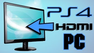 How to connect Playstation 4 with HDMI and PC with DVI to PC monitor [upl. by Lolanthe364]