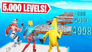 5000 LEVEL CRAZY DEFAULT DEATHRUN Fortnite Creative Mode [upl. by Franzoni]