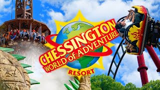 The 10 BEST Rides at Chessington World of Adventures [upl. by Asserac]