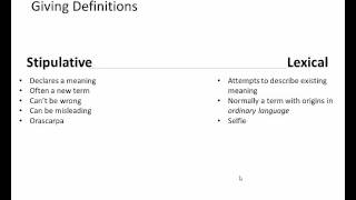 Types of Definitions [upl. by Callie]