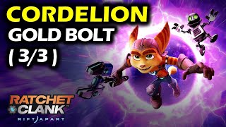 Cordelion Gold Bolt Locations  Ratchet and Clank Rift Apart Collectibles Guide [upl. by Cobby486]